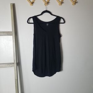 ANA WOMEN'S V-NECK BLACK TANK SIZE MEDIUM
